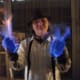 The fire burns a blue color normally. It will look more yellow with salt added.