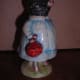 Beswick Beatrix Potter Pig-Wig BP 3b—Black Pig With Blue Dress.