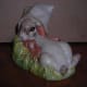Beswick Beatrix Potter—Benjamin Wakes Up.