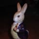 Beswick Beatrix Potter Mr Benjamin Bunny BP 2a Gold—Pipe Out and Dark Maroon Jacket.