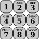 A reference for a telephone number pad.