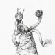 A depiction of one of Lovecraft's Yith
