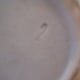 This is the only pottery mark on the bottom. It looks like a number "2".