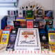 My decks of cards on display at the county fair.