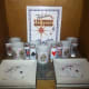 Decorative items with pictures of the various playing cards on them.