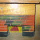 Fireplace, cutout for fire, log, mantle