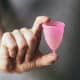 A small menstrual cup.