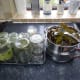 The oil is separated from the leaves using a steamer.