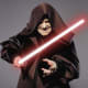 Darth Sidious with one lightsaber