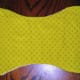 This is one of the burping cloths that my sister made for me. Notice the nice hem and stitch pattern.