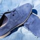 Suede was a popular style of leather.