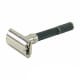 Black-handled Gillette adjustable razor - the "Black Beauty".
