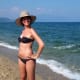 Strapless ensembles are at risk of becoming undone in the waves. Select a suit that fits not only your body type but your activity level.