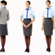 The new ANA flight attendant's uniform that was introduced on April 24th, 2014
