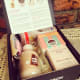 This is how I found the Memebox when I opened it—filled with chocolaty goodies and yummy smelling!
