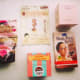 Here are the contents of the awesome Cacao Memebox, minus the body wash which I gave to a little girl who loves chocolate. :)