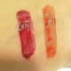 Swatches on my arm from left to right: 04, 02.