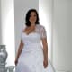 Fabric: Matte Satin. Color: White, Ivory.