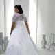 Fabric: Matte Satin. Color: White, Ivory.