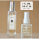 Both bottles are 30 mL or 1 FL. OZ. but different shapes.