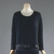 1927 wool jersey little black dress designed by Chanel