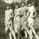 Four young ladies in the Roaring 20s