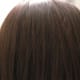 After Picture WITHOUT Flash: Cool Brown Color (The light in the background is the same as the before picture. The angle is just a little lower so you can see the bathroom light above my head)