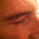 Trimmed eye brow!