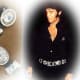 split photo with concho belt on left and Elvis wearing a concho belt