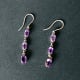 After cleaning, my vintage silver and amethyst earrings all nice and sparkly again