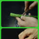 Slice each leaf from the side before pulling it open.