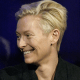 Tilda Swinton with a Side Undercut.