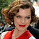 Milla Jovovich and a modern take on the curly 20's 'do.