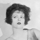 Clara Bow with a messy, wavy bob.