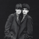 Linda Evangelista and Cindy Crawford with boy-cuts 1989.