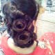 Lovely hairdo for brides