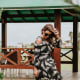 Floral dresses are a great option for wedding guests.