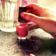A coat of nail polish will help to keep natural nails from breaking and splitting.