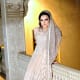 Sharara in pale peach tones.