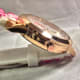 Watch strap is composed of silicon and appears to be very durable.