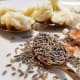 Dried lavender.