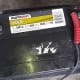 Turned-in battery being tested.