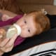 Hopefully, the pacified will have started your baby's sucking reflex that she will then continue with the bottle.