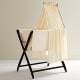 Cariboo Earth Folding Bassinet. eco friendly. folds. land of nod.