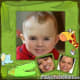 This baby boy doesn't look much like our real baby boys except for the hair and the shape of the face.