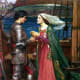 The famed lovers, Tristan and Isolde. Tristan is a common boys' name in this region.