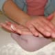 Knead the dough.