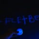 Blue glow chalk