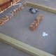 Lego Robot in Room with Obstacle