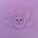Add two circles, then fill in with two smaller shaded circles for eyes.
